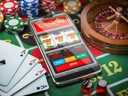 Ponsel menampilkan navigasi langitgaming responsif